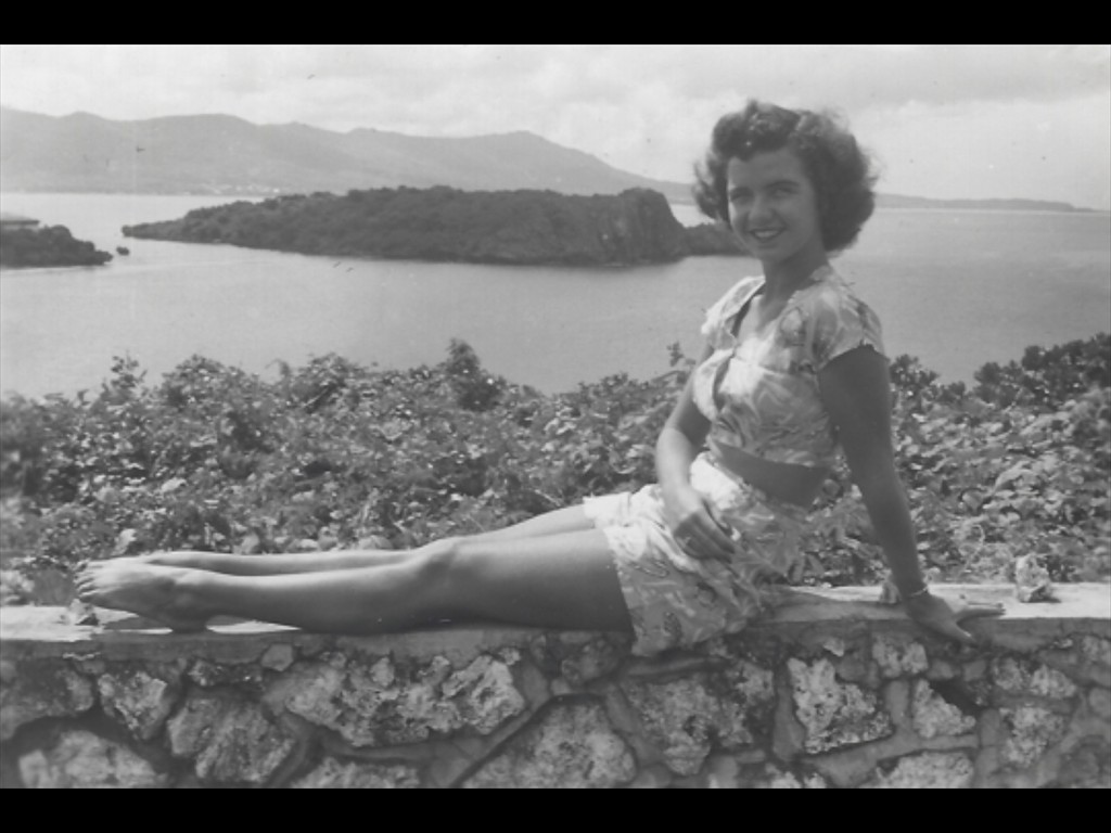 C50 Bobbi Guam Wall Pose